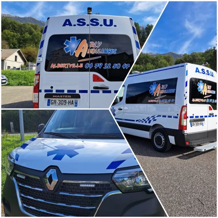 Ambulance équipée de moniteur multiparamétrique à Albertville, Albertville, ARLY Ambulances et Taxis SN